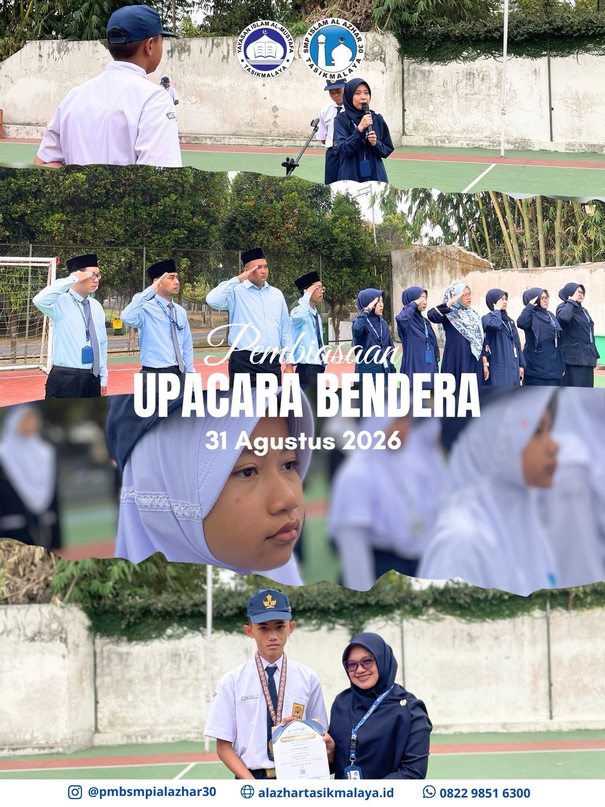 Kegiatan Upacara Bendera Hari Senin